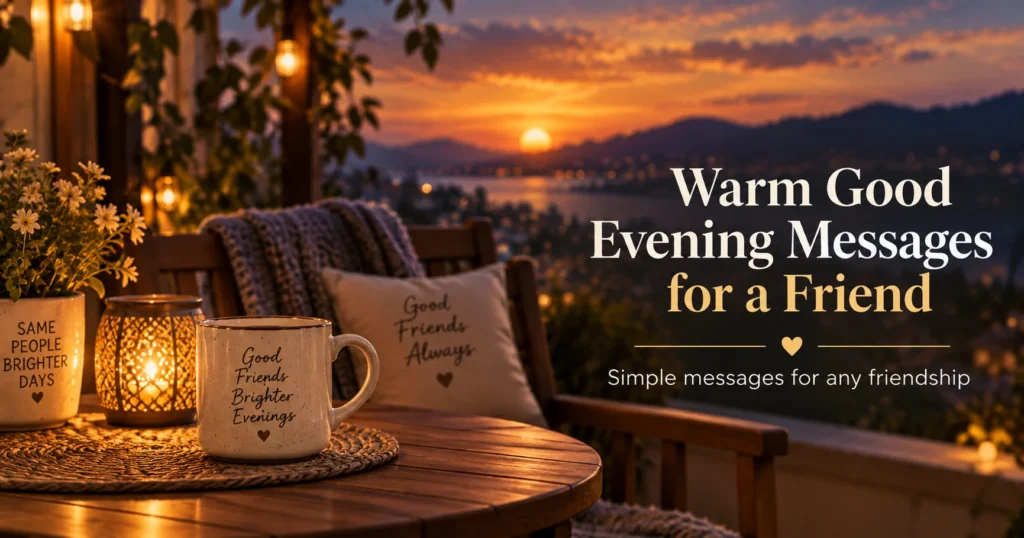 Caring Evening Messages After a Hard Day