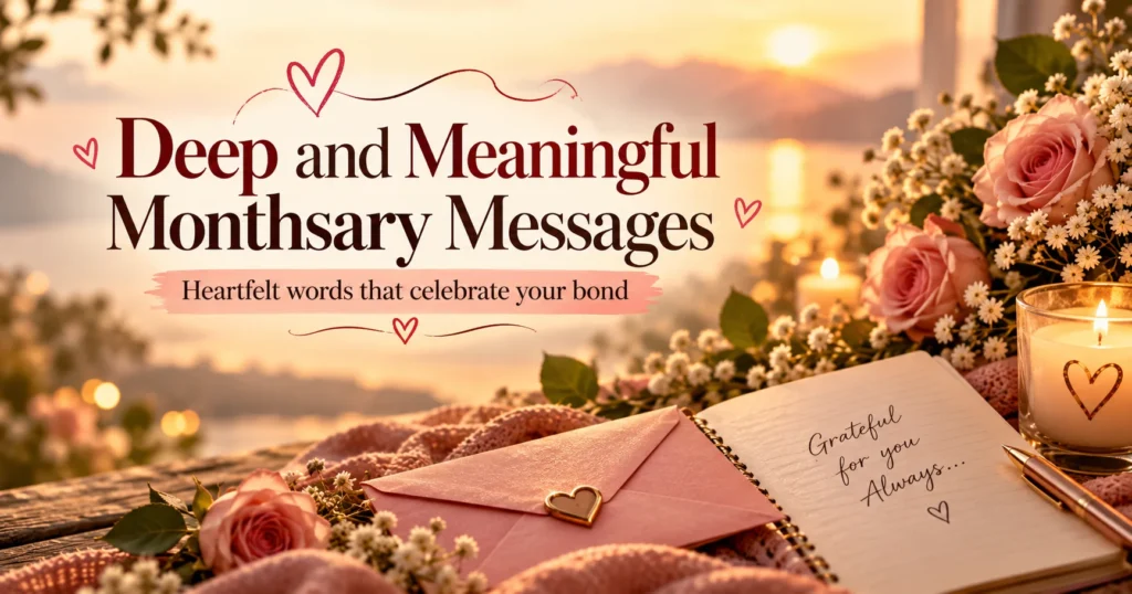 Deep and Meaningful Monthsary Messages