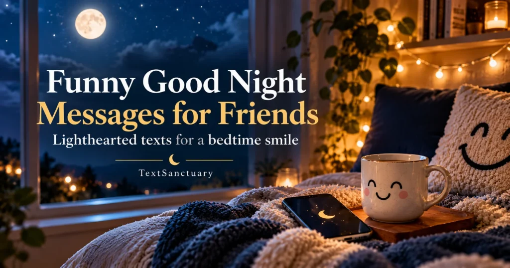 Funny Good Night Messages for Friends