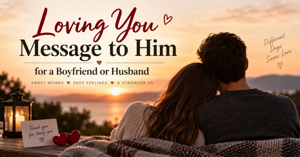 Messages That Say Loving Him Feels Natural