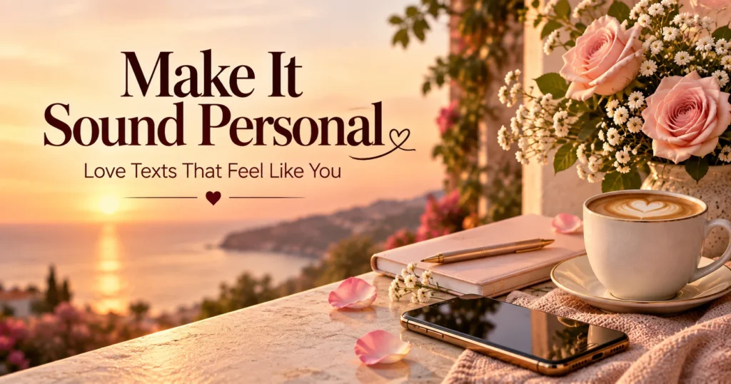 Midday SMS that turns an ordinary workday romantic