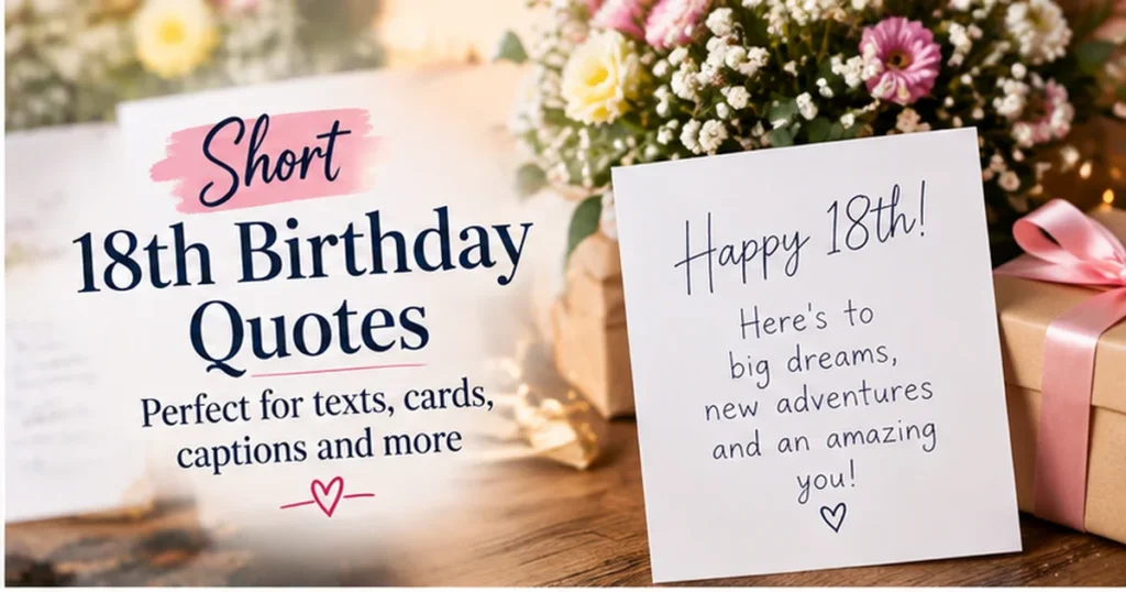 Short 18th Birthday Quotes