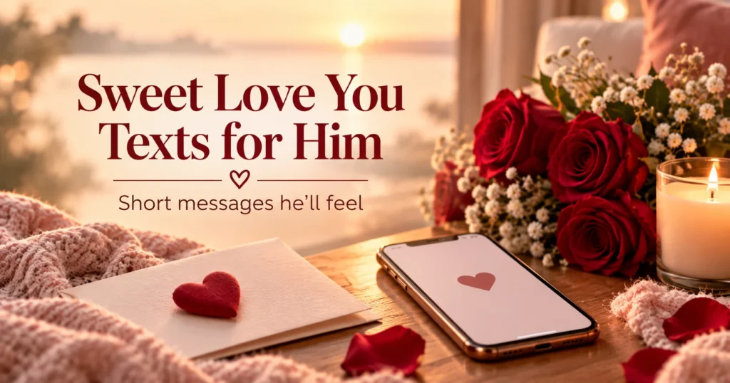 Sweet Love You Texts for Him