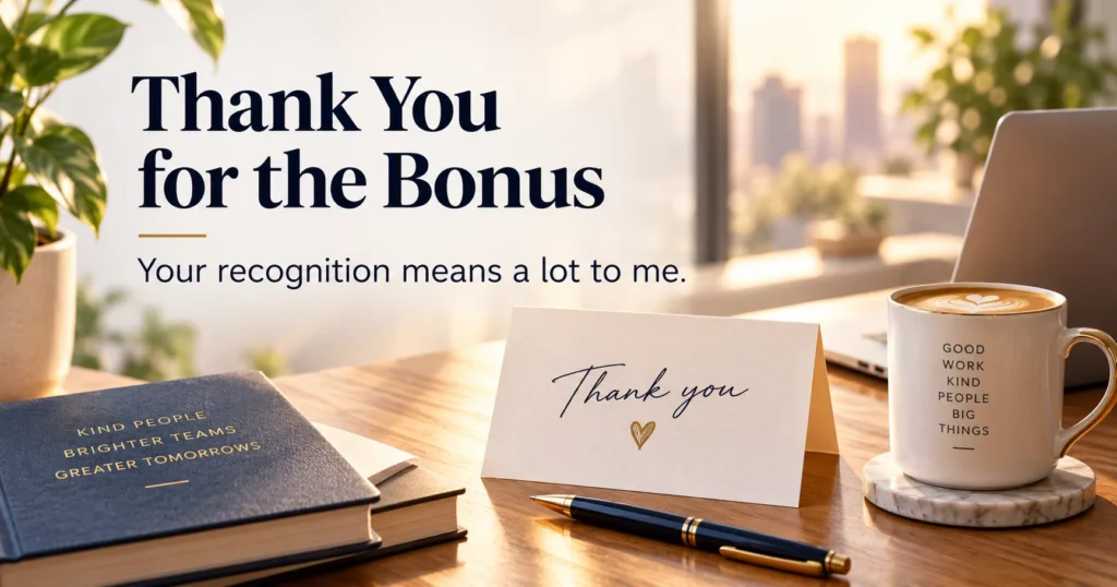 What Not to Include in a Bonus Thank-You