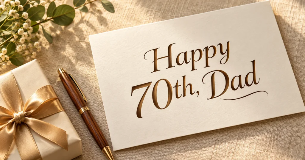 A longer message from a son or daughter