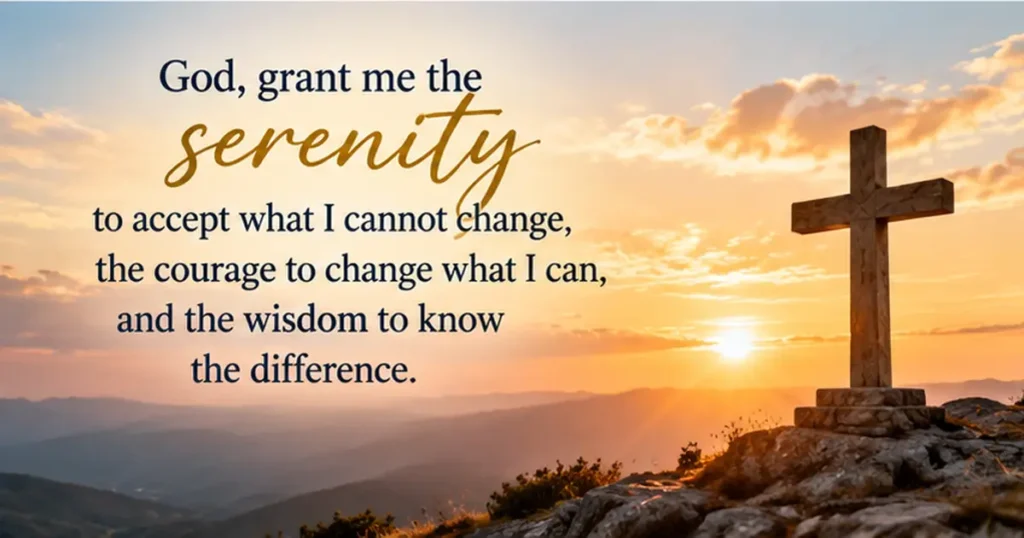 A Serenity Prayer Built From KJV Scripture