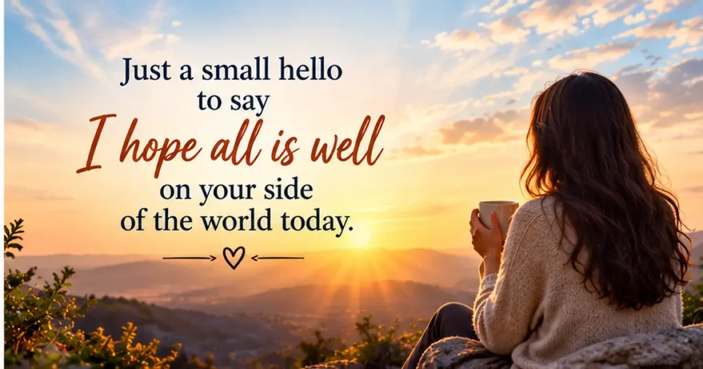 Hope All Is Well Quotes for Family
