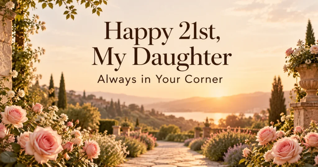 Lighthearted wishes from a mom who knows her well