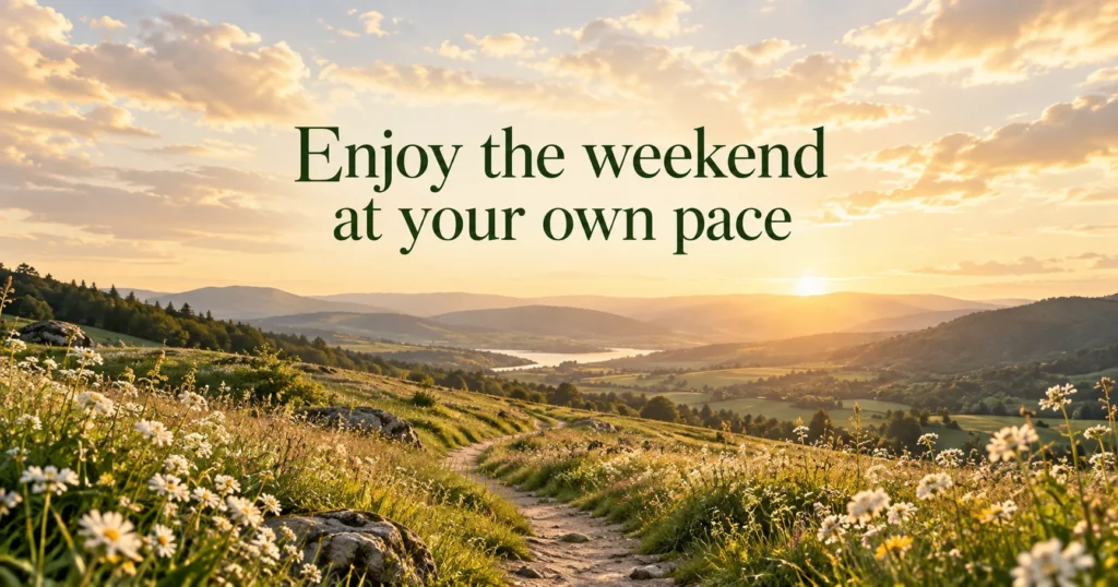 Weekend wishes for a partner