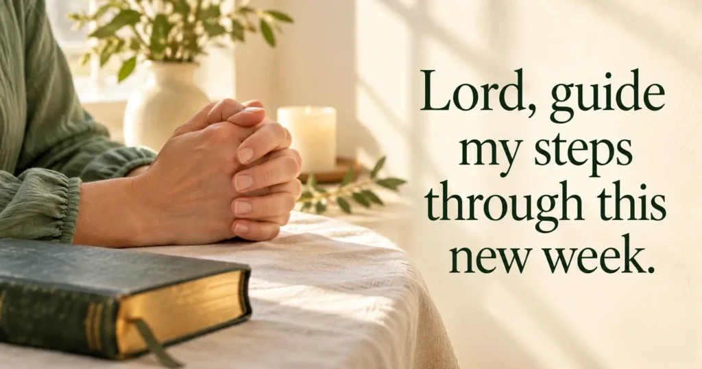 Prayers for Courage When the Week Looks Hard