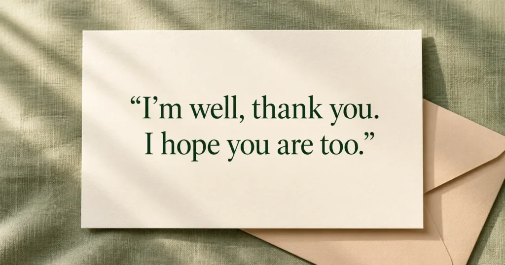 Short Replies for Texts and Chats