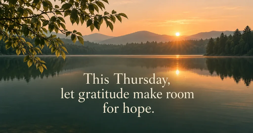 Spiritual and Scripture Thursday Blessings