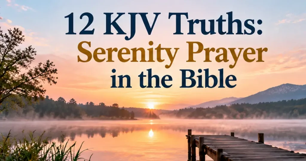 The Biblical Meaning of Serenity
