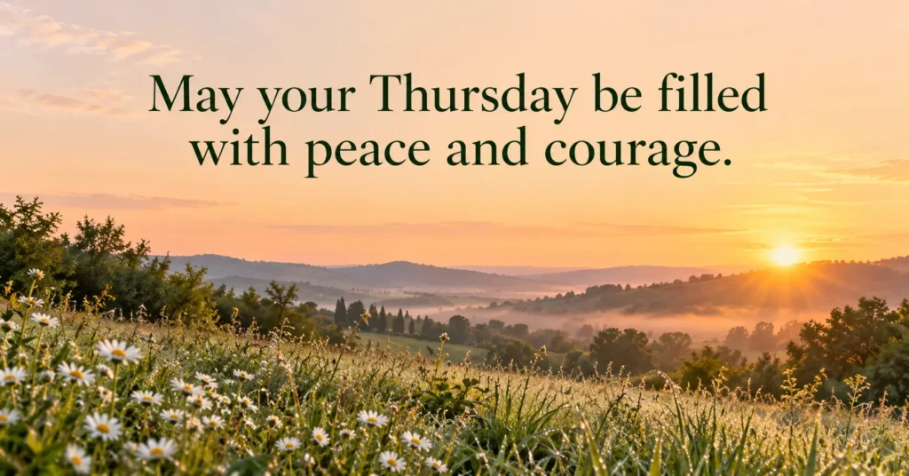 Thursday Morning Prayers