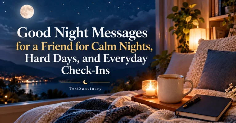 100+ Good night, message for a Friend for Calm Nights, Hard Days, and Everyday Check-Ins