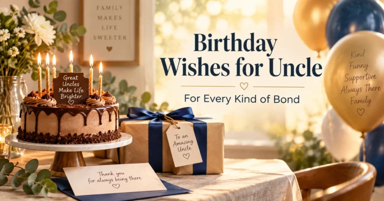 112+ Birthday Wishes for Uncle for Every Kind of Bond