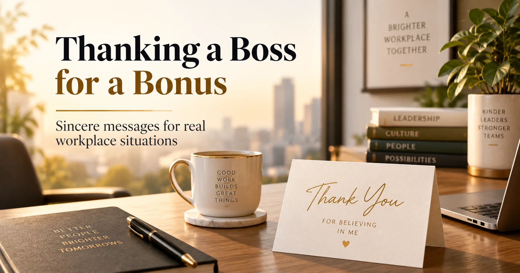 125+ Thanking a Boss for a Bonus: Sincere Messages for Real Workplace Situations
