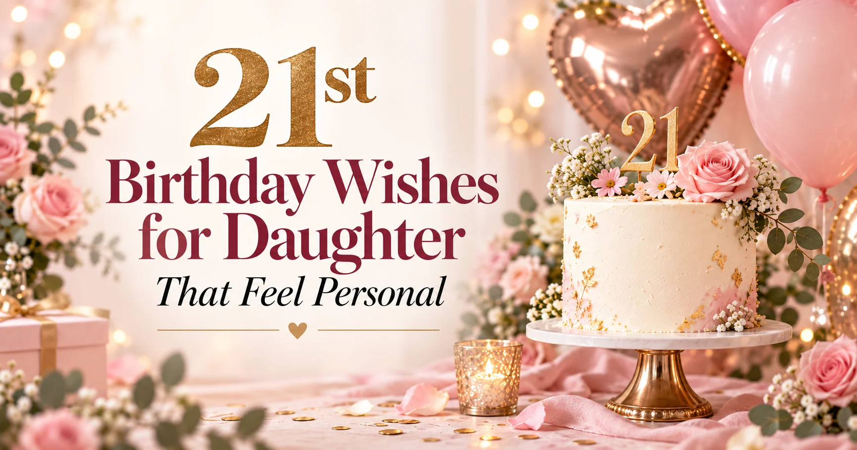 147+ 21st Birthday Wishes for Daughter That Feel Personal