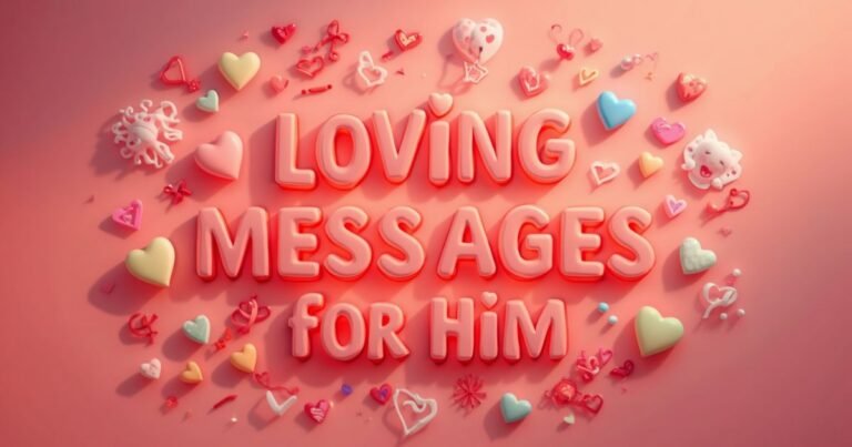 150+ Cute Loving Messages for Him to Make Him Smile for No Reason