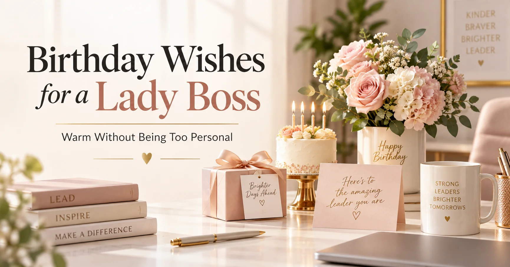 169+ Birthday Wishes for a Lady Boss That Are Warm Without Being Too Personal
