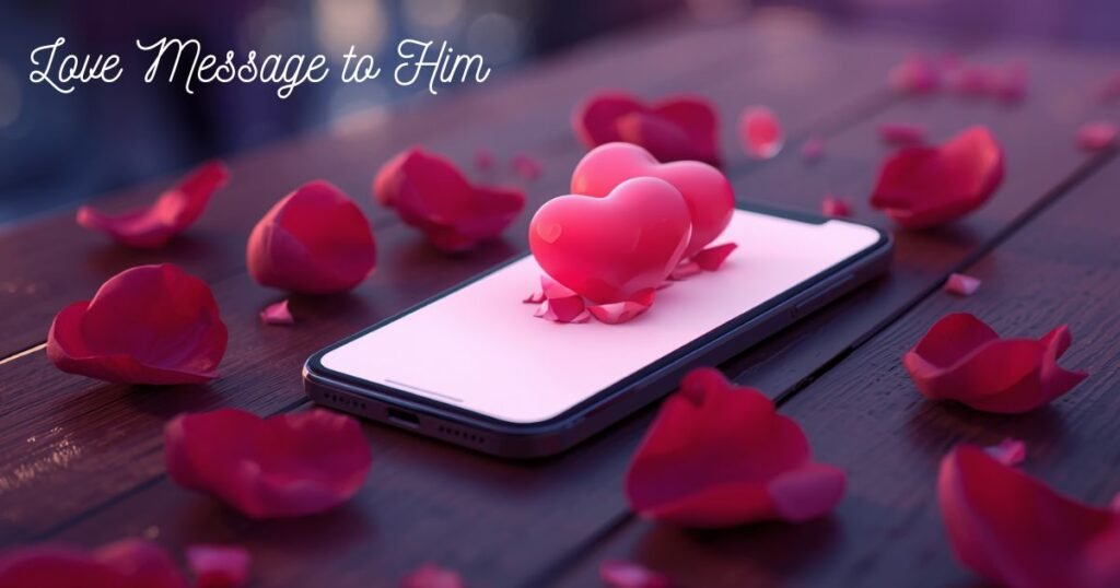 170+ Love Message to Him for Every Mood and Moment