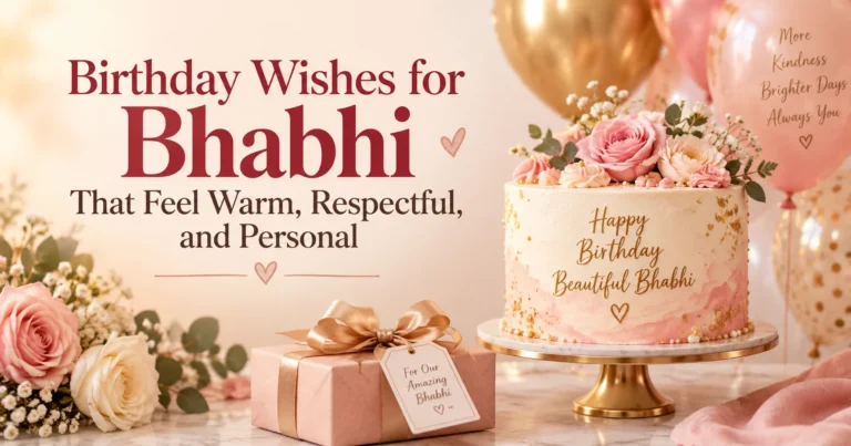 178+ Birthday Wishes for Bhabhi That Feel Warm, Respectful, and Personal