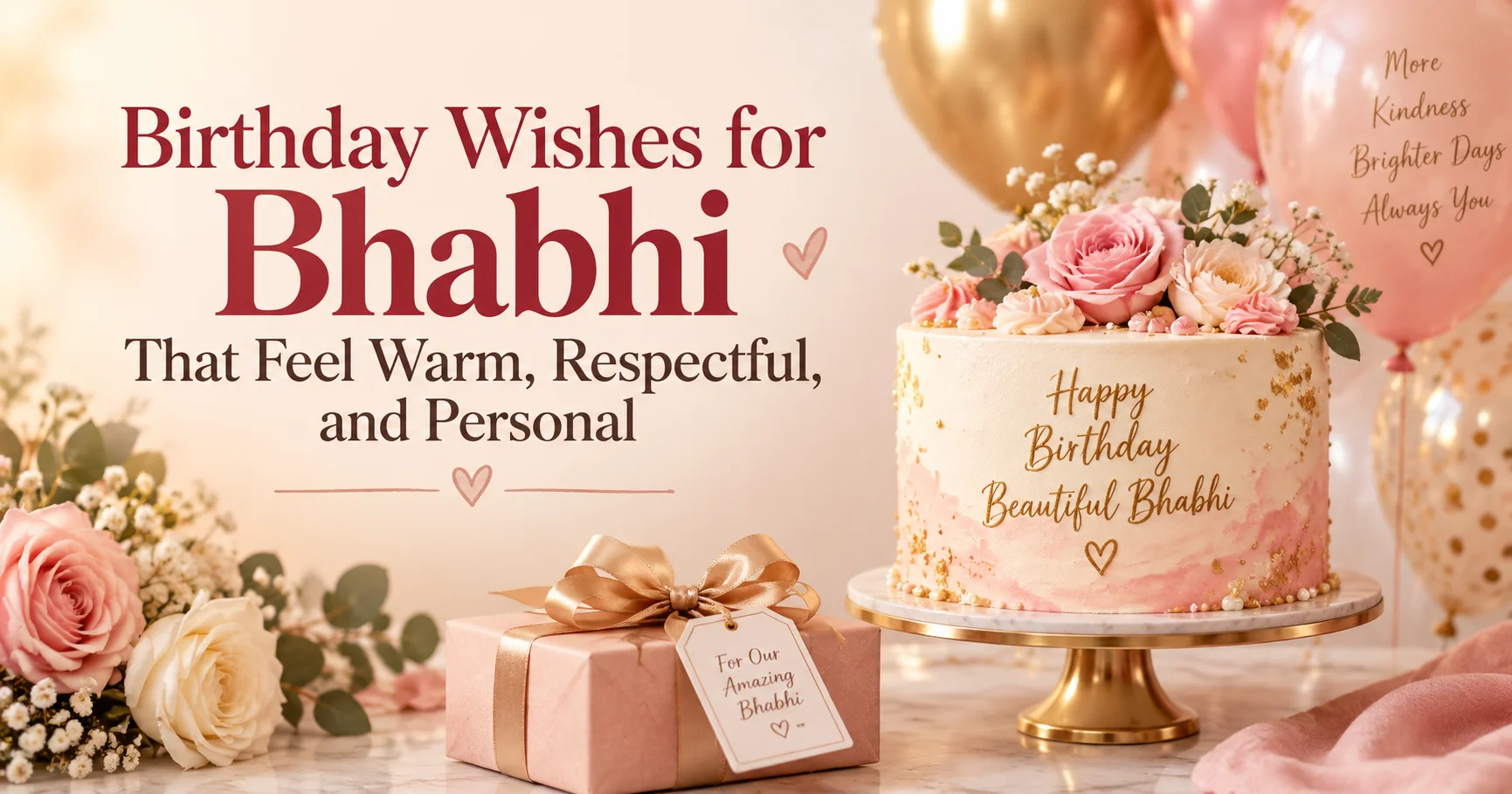 178+ Birthday Wishes for Bhabhi That Feel Warm, Respectful, and Personal