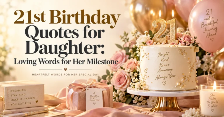 92+ 21st Birthday Quotes for Daughter: Loving Words for Her Milestone