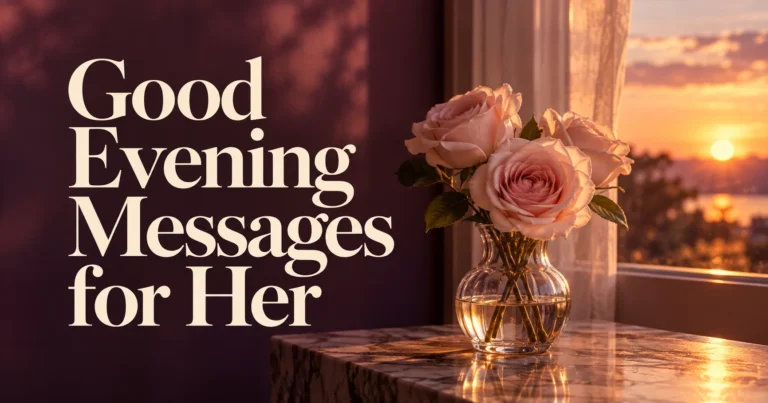 100+ Good Evening Messages for Her