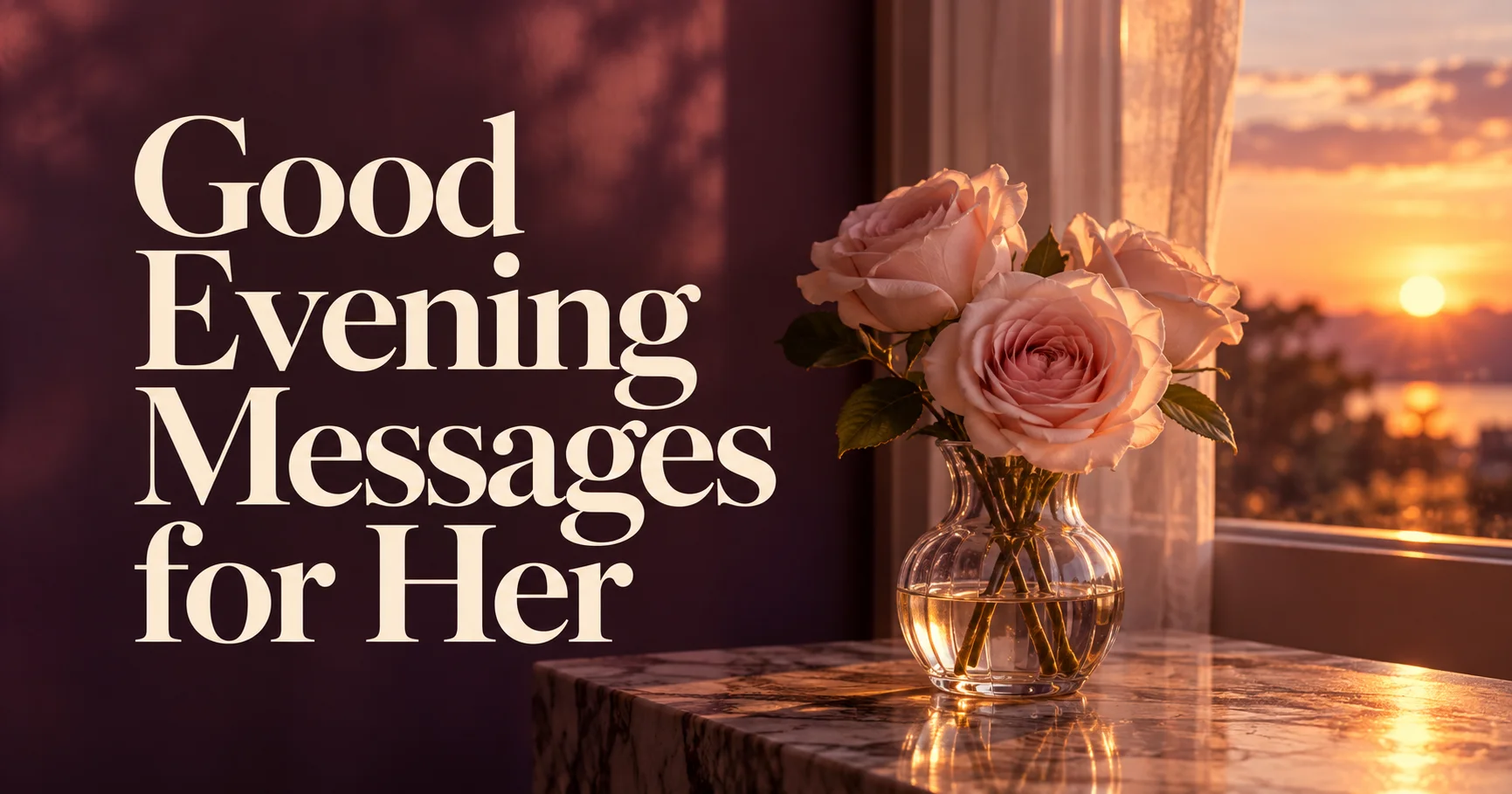 100+ Good Evening Messages for Her