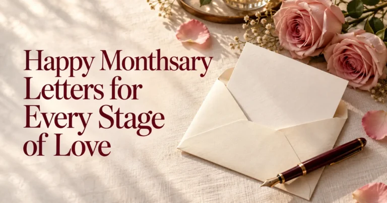 100+ Happy Monthsary Letters for Every Stage of Love