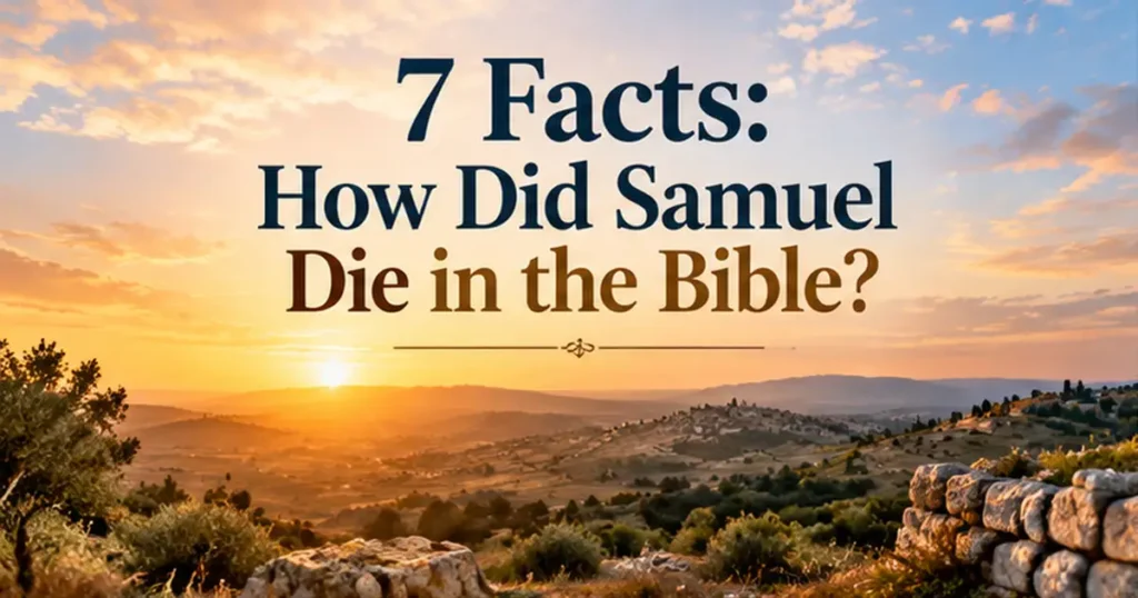 110+ How Did Samuel Die in the Bible? The Prophet's Final Years, Age, and Legacy