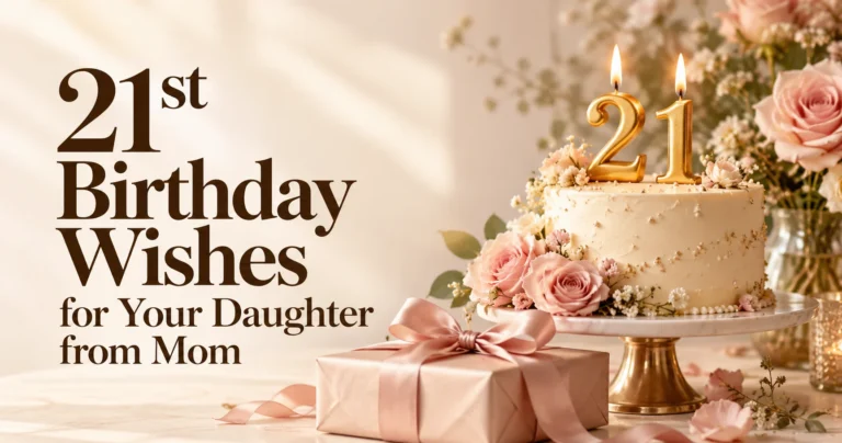 162+ 21st Birthday Wishes for Your Daughter from Mom