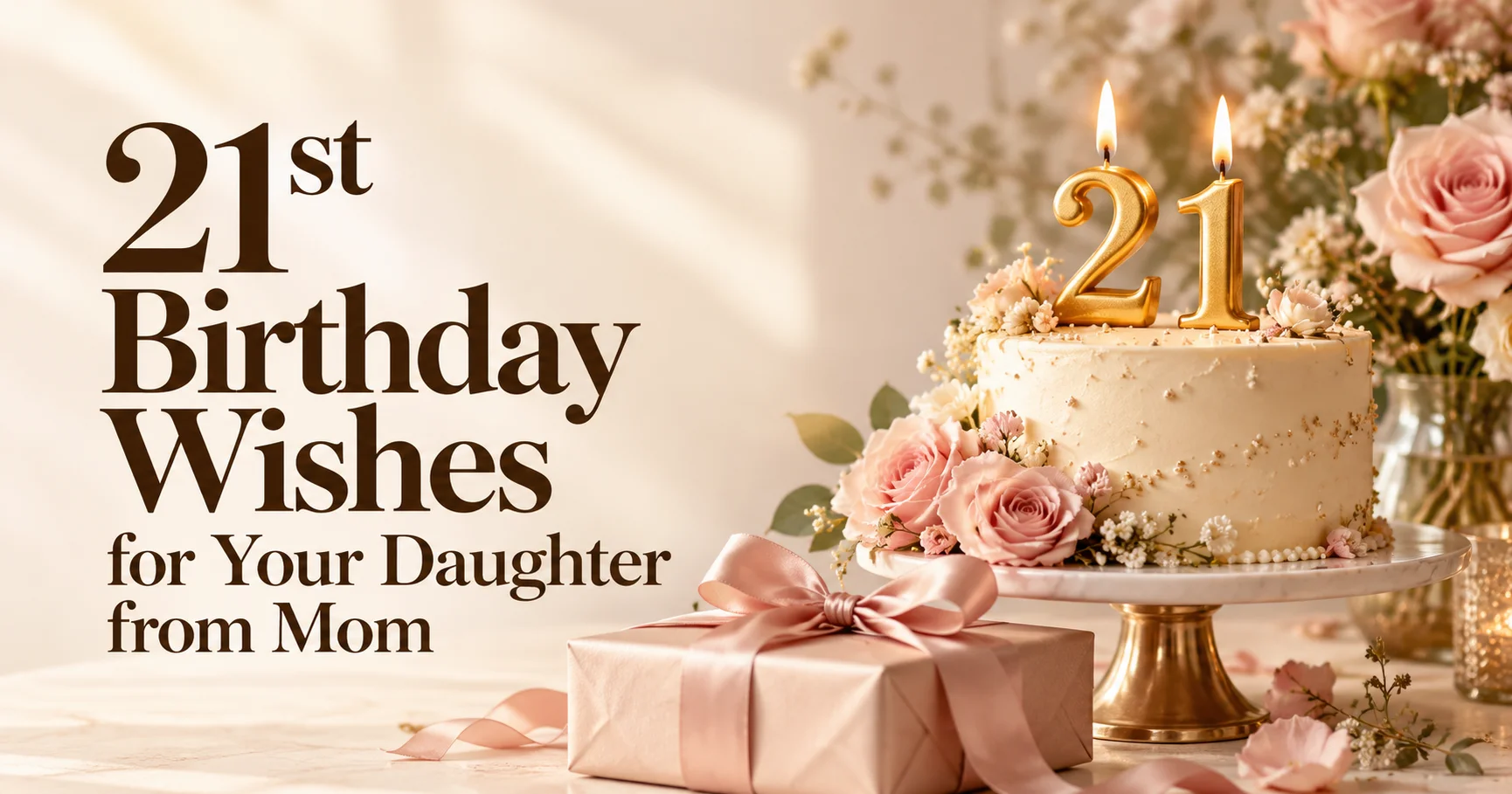 162+ 21st Birthday Wishes for Your Daughter from Mom