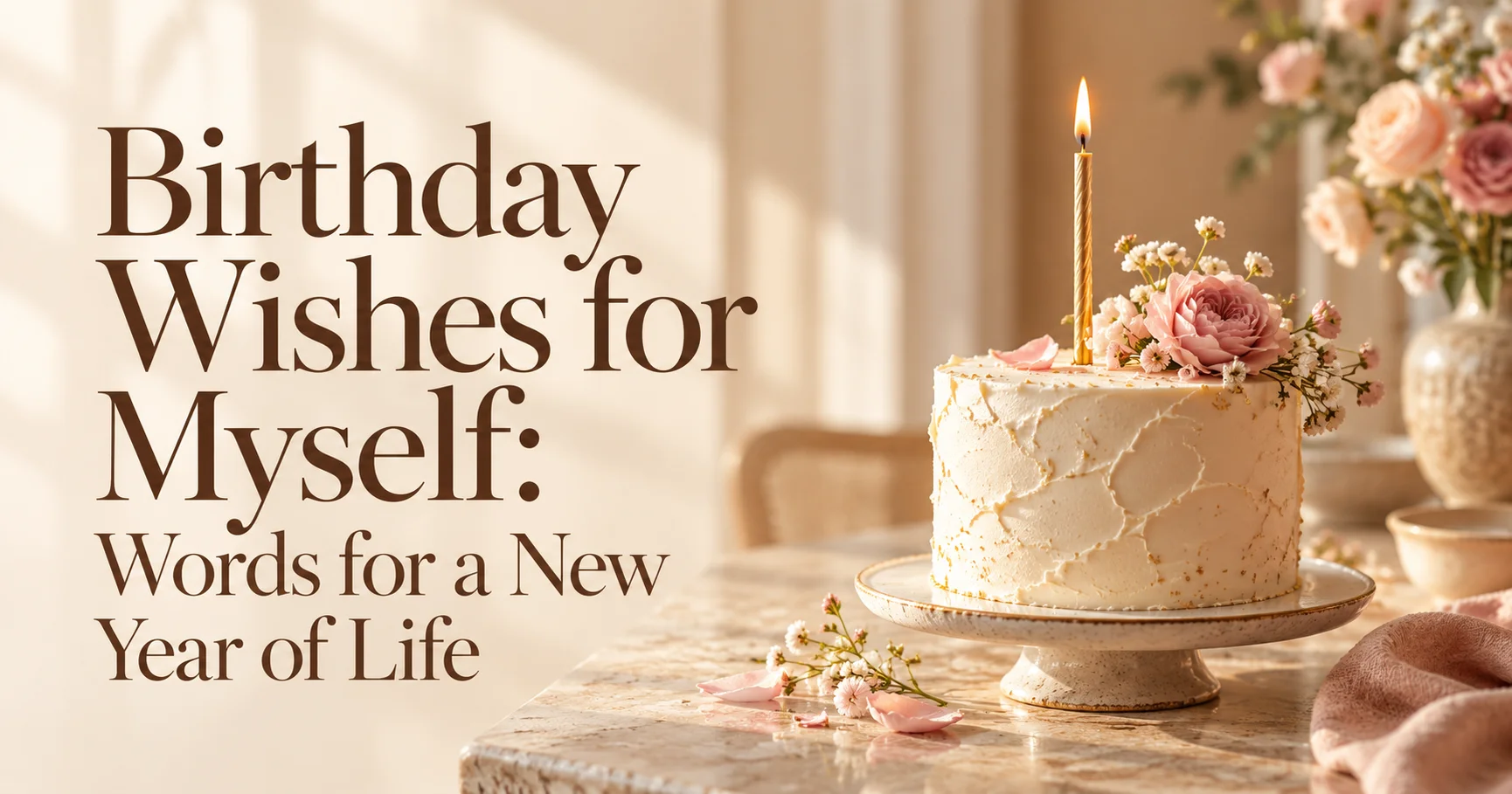 92+ Birthday Wishes for Myself: Words for a New Year of Life