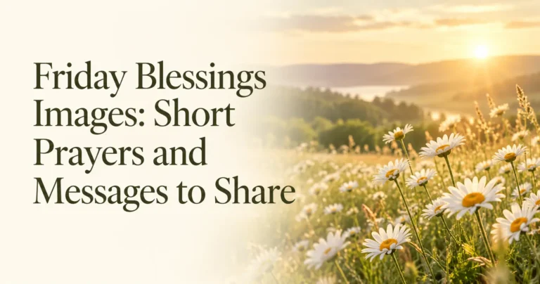 Friday Blessings Images: 100+ Short Prayers and Messages to Share