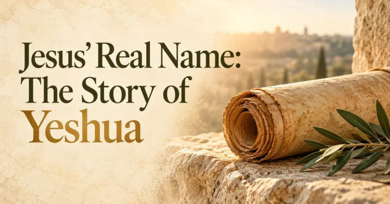 Jesus’ Real Name: Yeshua and the Story Behind “Jesus”
