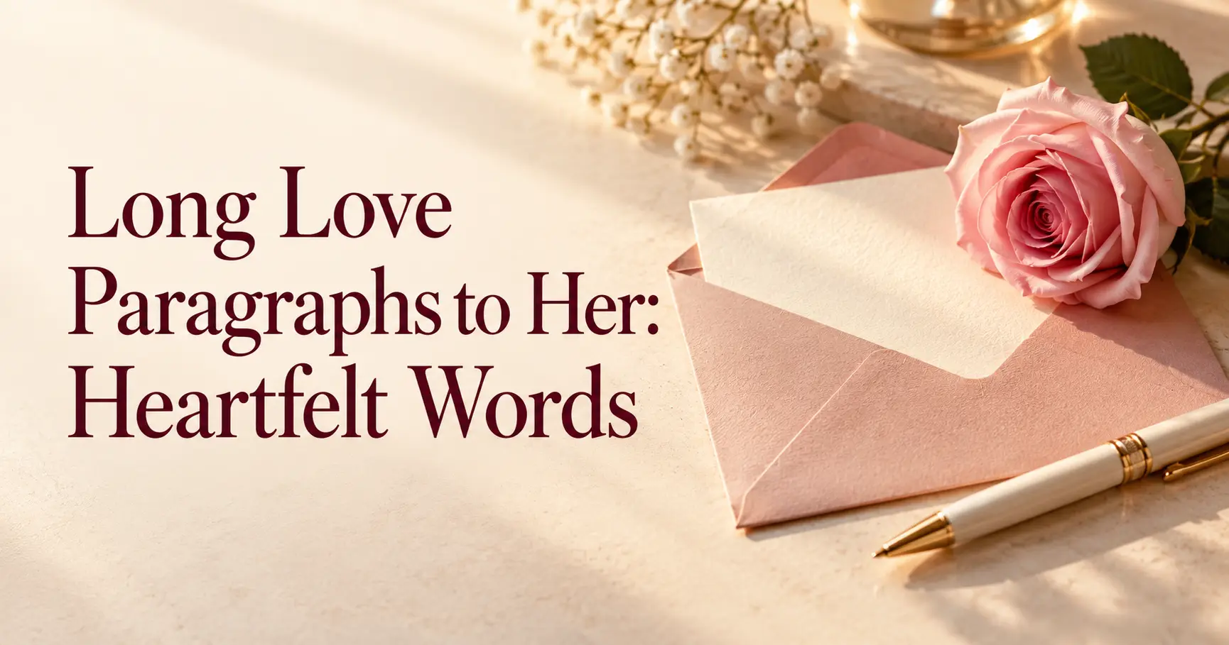 Long Love Paragraphs to Her: 30+ Heartfelt Words for Every Moment