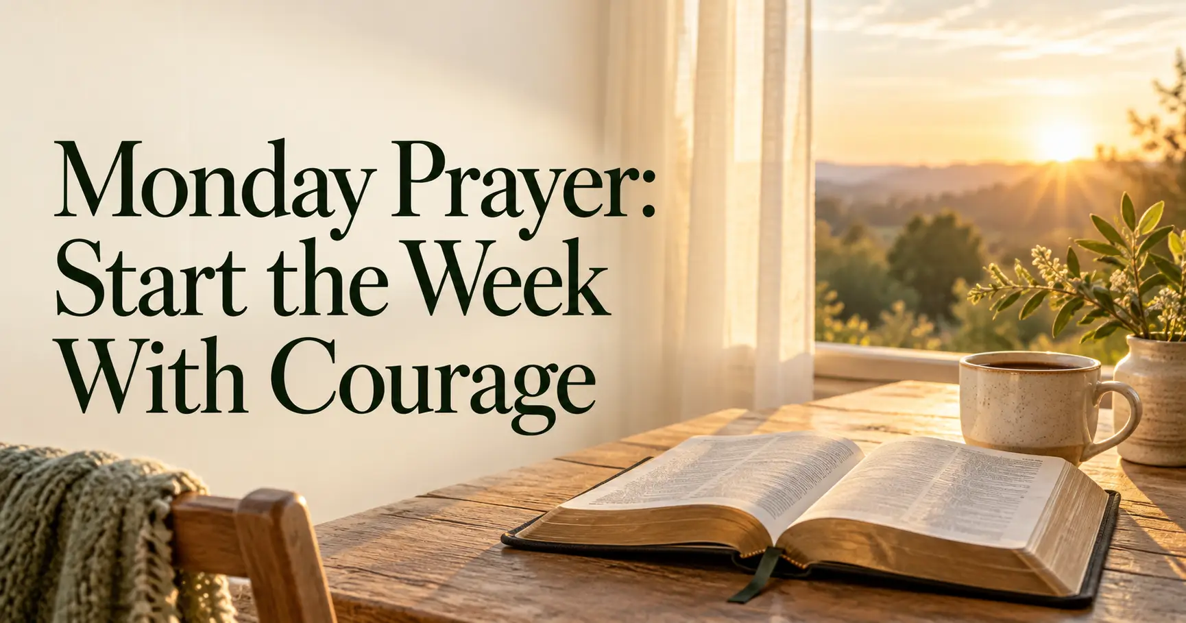 Monday Prayer: 120+ Start the Week with Courage, Not Dread