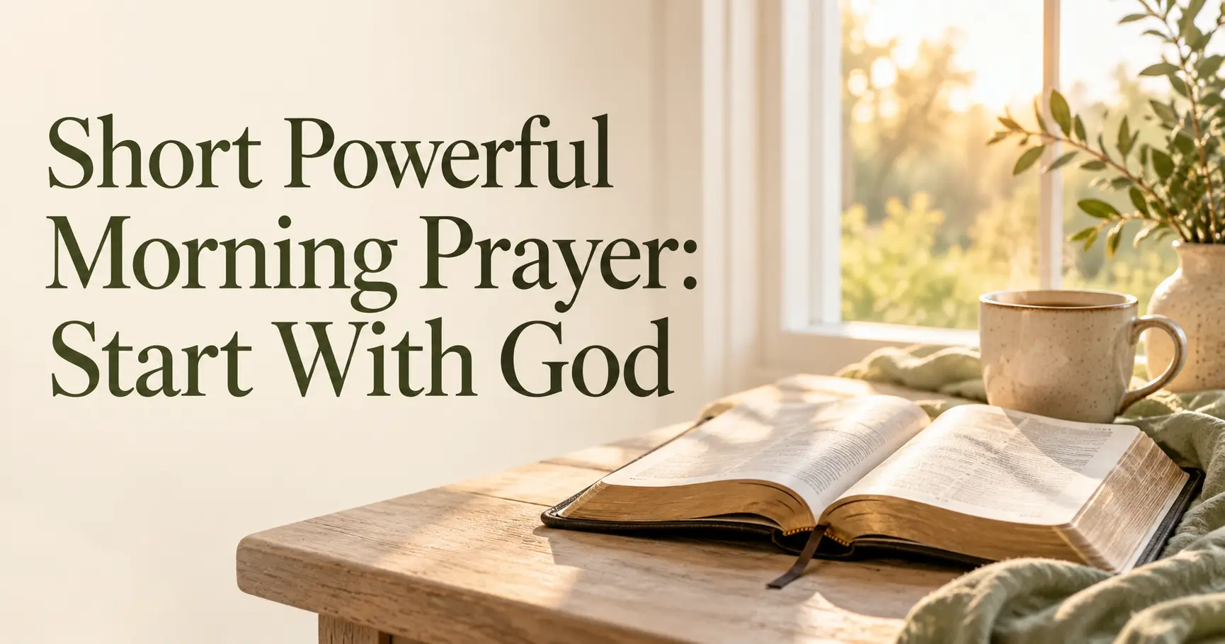 Short Powerful Morning Prayer: 100+ Pray in Under a Minute